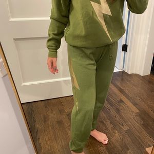 Aviator Nation lightening bolt sweatpants